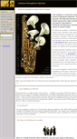 Mobile Screenshot of amherstsaxophonequartet.com